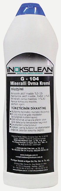 G104 Mineralli Sıvı Ovma Maddesi 1.2 Lt.