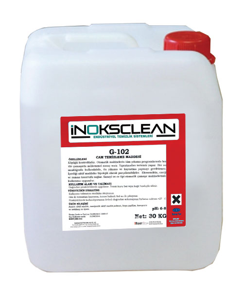 G102 Cam Temizleme Maddesi 30 Lt
