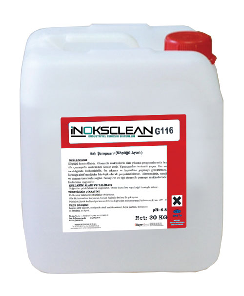 G116 Halı Şampuanı (Köpüğü Ayarlı) 5 Lt - 5